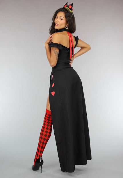 CARNA50 Harten Koningin Kostuum