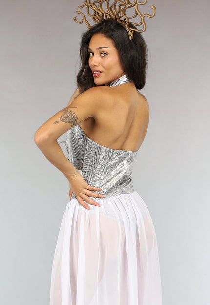 CARNA50 Medusa Kostuum in Zilver