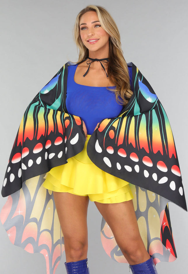 CARNA35 Multicolor Vlinder Kostuum Accessoires