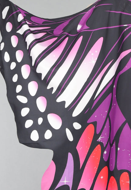 CARNA35 Paarse Butterfly Cape