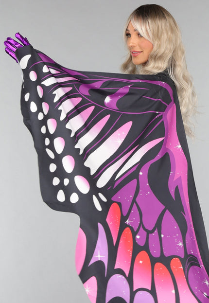 CARNA35 Paarse Butterfly Cape