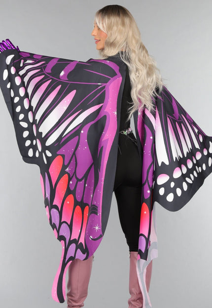 CARNA35 Paarse Butterfly Cape