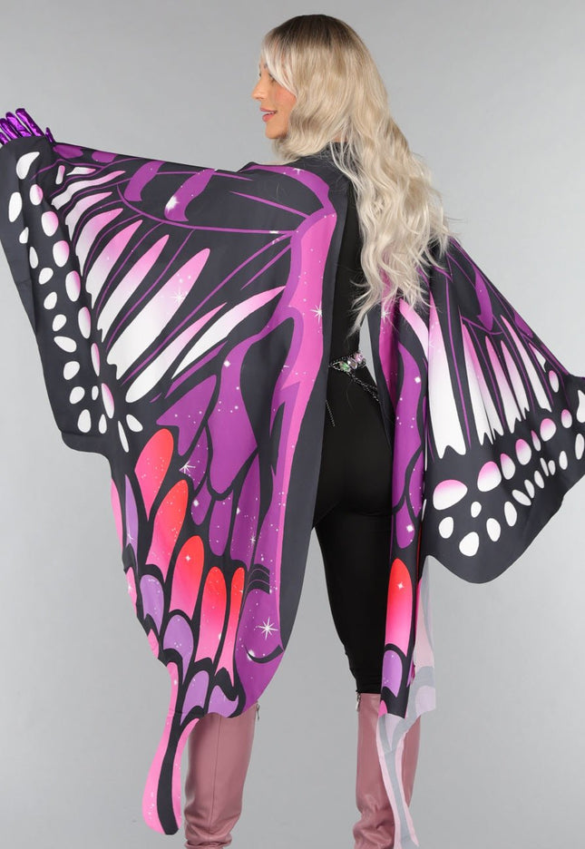 CARNA35 Paarse Butterfly Cape
