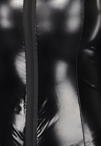 CARNA35 Wetlook Politie Kostuum met Kousen