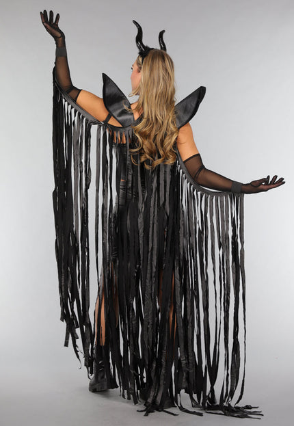 CARNA35 Zwarte Magie Koningin Kostuum