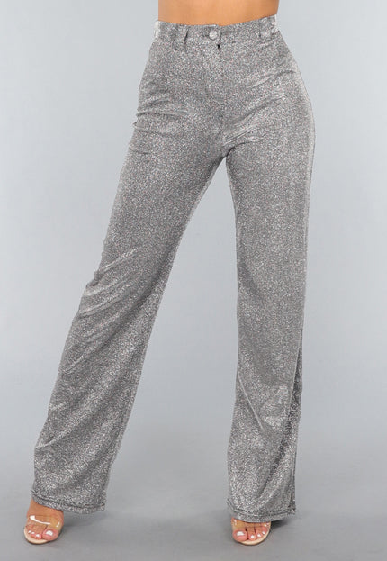 OP=OP.38.R Glamour Pantalon in Zilver