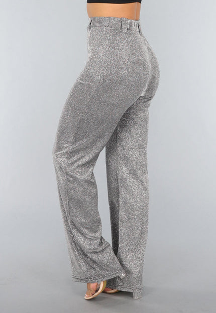 OP=OP.38.R Glamour Pantalon in Zilver