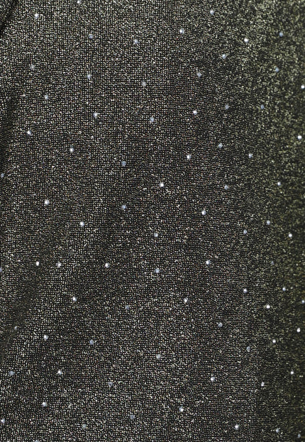 OP=OP.AV.12 Gouden Blouse met Glitter Steentjes