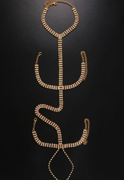 Gouden Glitter Armsieraad