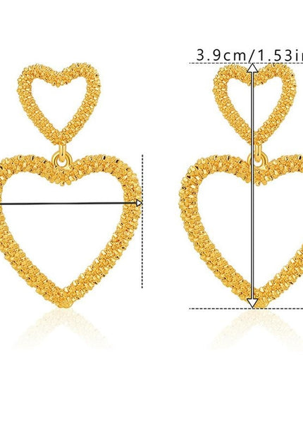 Gouden Hartjes Oorhangers