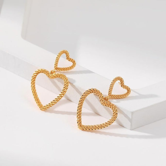 Gouden Hartjes Oorhangers