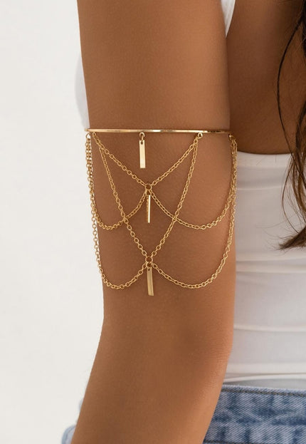 Gouden Layered Arm Ketting