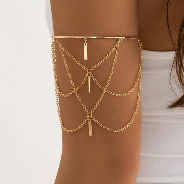 Gouden Layered Arm Ketting