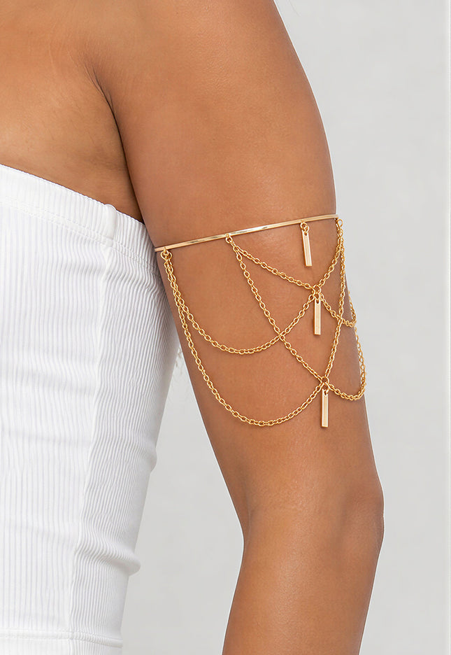 Gouden Layered Arm Ketting