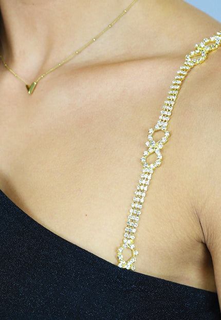 Gouden Strass Bh Band