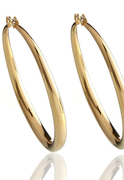 Grote Hoop Oorbel Goud & Zilver