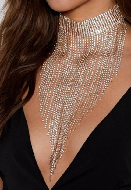 Grote Strass Choker