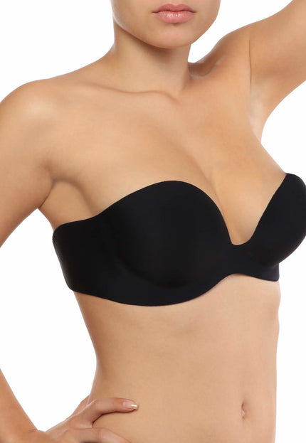 Invisible Backless Gala Bra Zwart