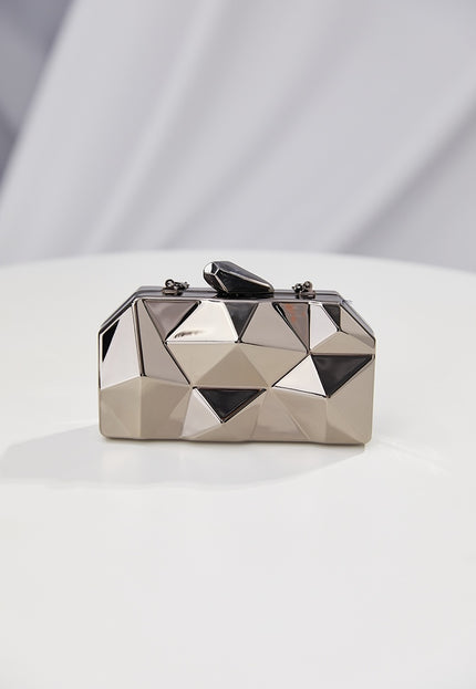 Kleine Metallic Clutch