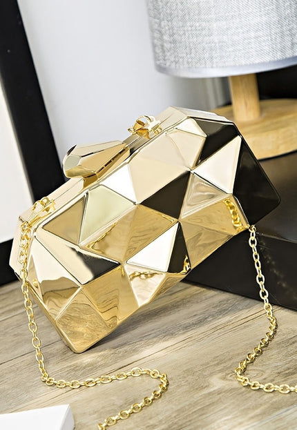 Kleine Metallic Clutch