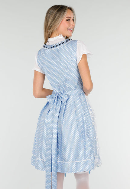 KOSTUUM Blauw Oktoberfest Dirndl Jurkje