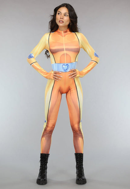 CARNA30 Geel Totally Spies Kostuum