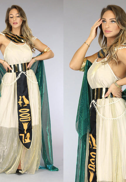 CARNA50 Gouden Cleopatra Kostuum