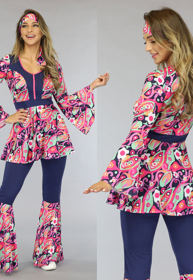 CARNA40 Happy Hippie Kostuum