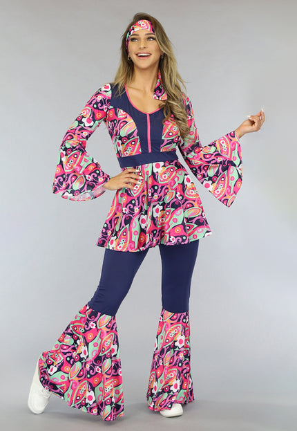 CARNA40 Happy Hippie Kostuum