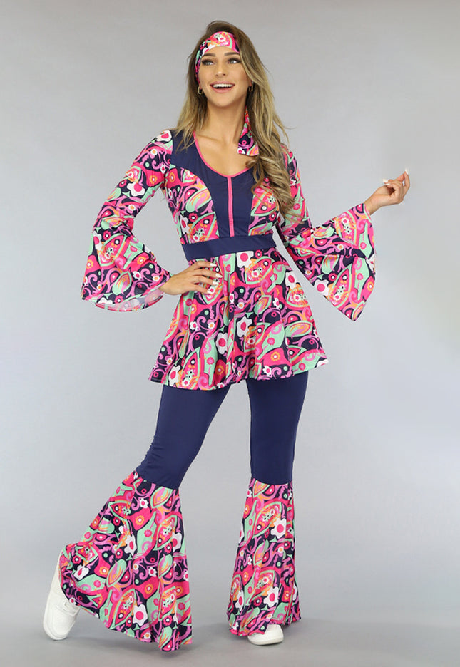 CARNA40 Happy Hippie Kostuum