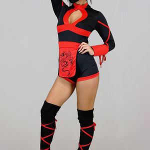 CARNA35 Kort Ninja Kostuum