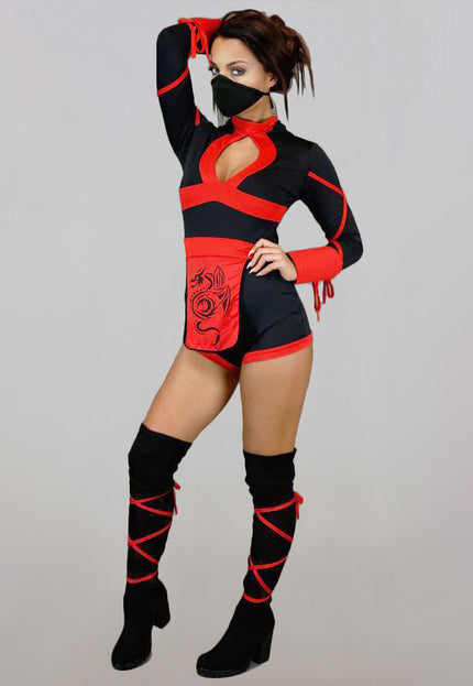 CARNA35 Kort Ninja Kostuum