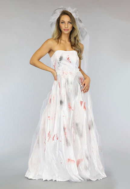 KOSTUUM Lang Bridezilla Kostuum