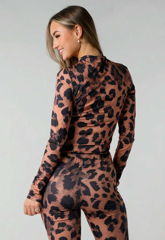 KOSTUUM Luipaard Print Two Piece Set