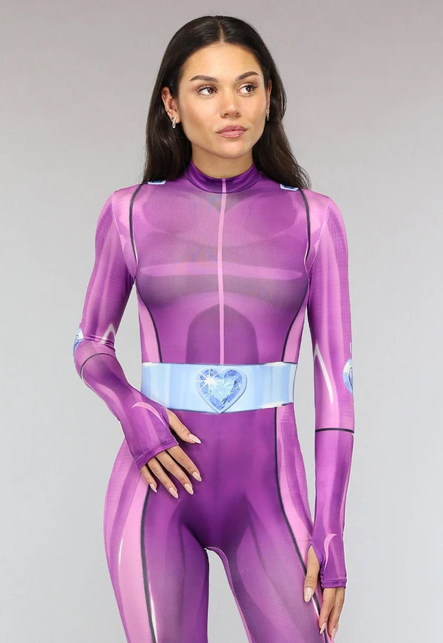 CARNA30 Paars Totally Spies Kostuum