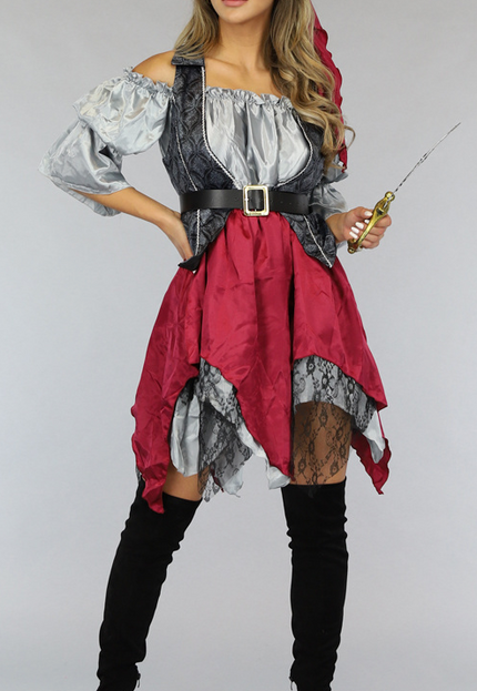 CARNA25 Piraten Kostuum met Accessoires