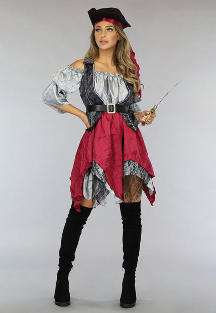 CARNA25 Piraten Kostuum met Accessoires