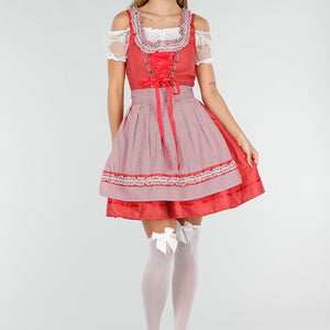KOSTUUM Rood Oktoberfest Jurkje