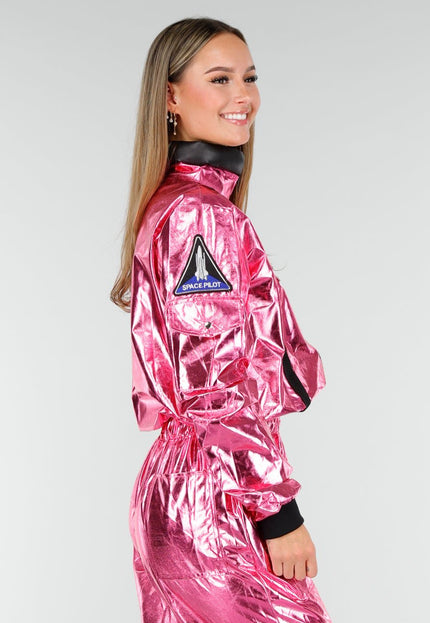 KOSTUUM Roze Astronaut Jumpsuit