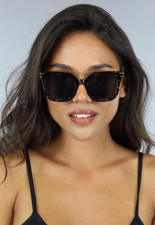 Leopard Retro Zonnebril