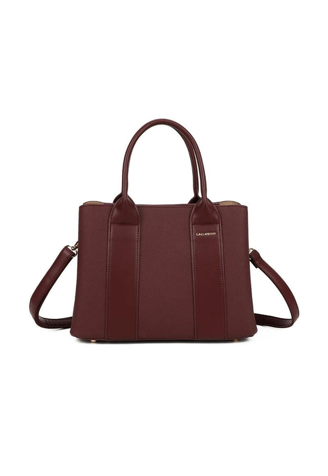 OP=OP.07.NL Bordeauxrode Handtas