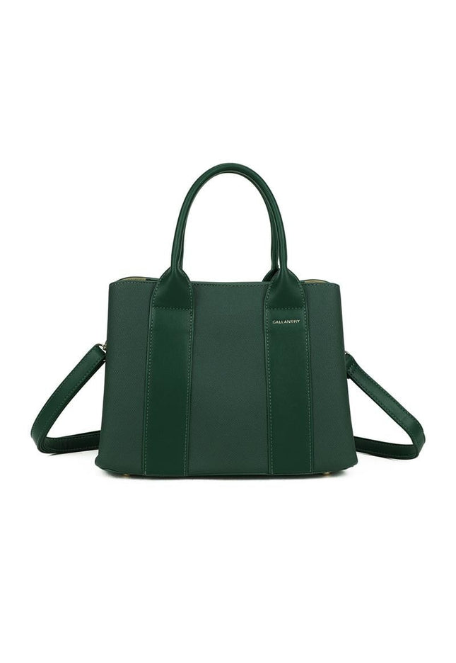 OP=OP.07.NL Groene Schoudertas Lederlook