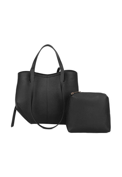 OP=OP.07.NL Zwarte Handtas met Hengsels