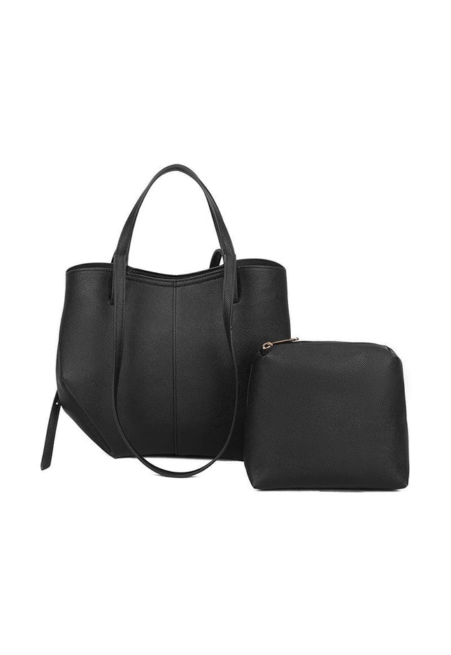 OP=OP.07.NL Zwarte Handtas met Hengsels