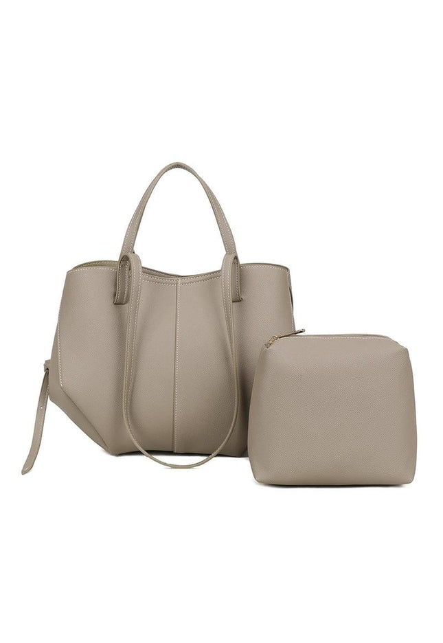 OP=OP.07.NL Beige Handtas met Hengsels