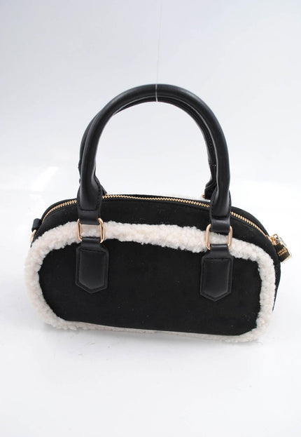 OP=OP.07.NL Zwarte Suède Handtas