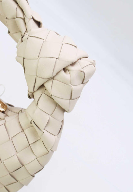 OP=OP.07.NL Off White Geweven Schoudertas