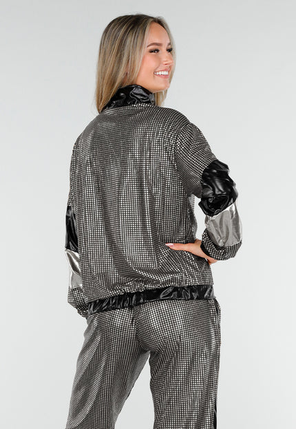 KOSTUUM Zilver Zwart Gabber Pak