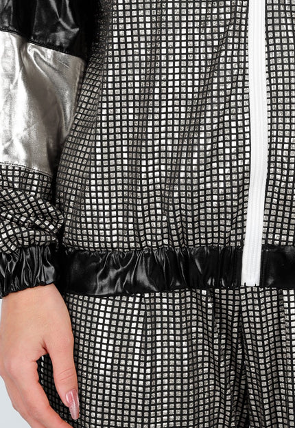 KOSTUUM Zilver Zwart Gabber Pak