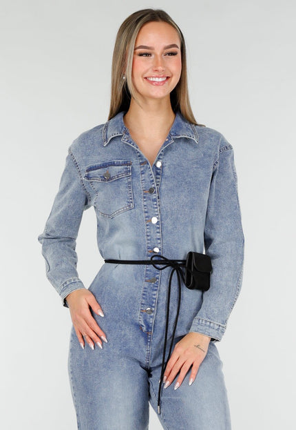 NEW070126 Suède Ceintuur met Mini Pouch